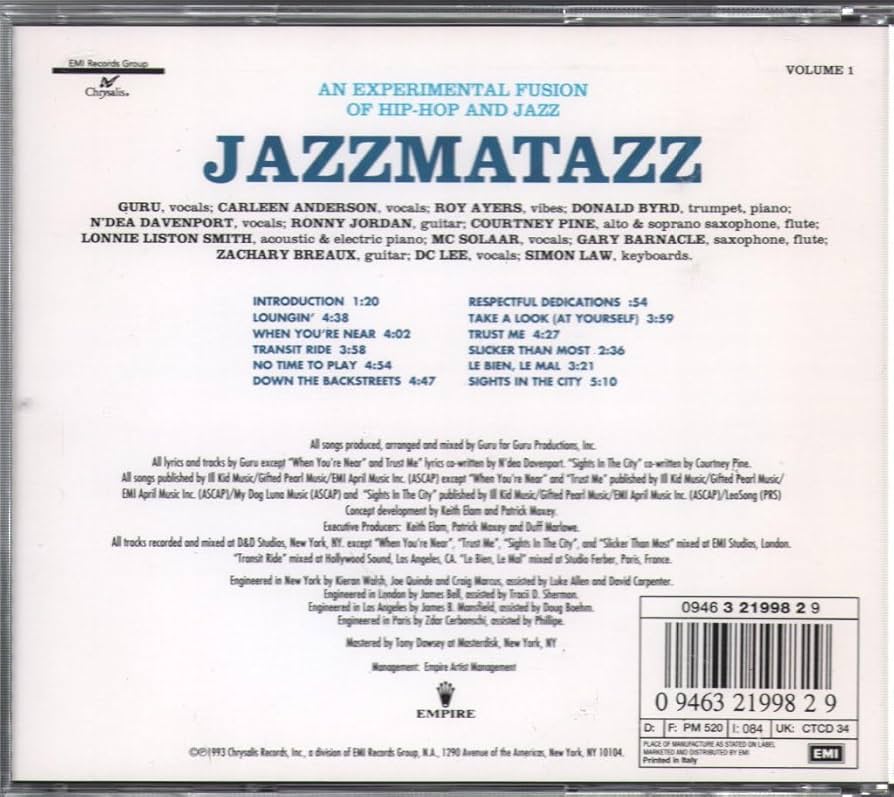 洋楽 GURU / JAZZMATAZZ VOL.1 Guru's Jazzmatazz, Vol. 1 (Deluxe Edition) - グールーの